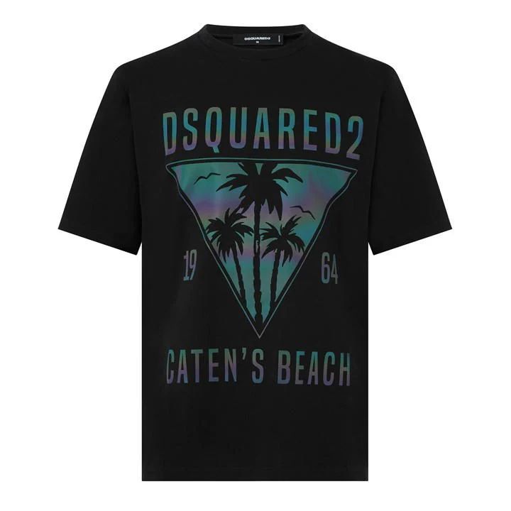 Caten'S Beach T-Shirt - Black