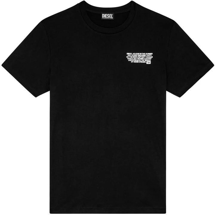 Diesel BP Holiday T-Shirt Mens - Black