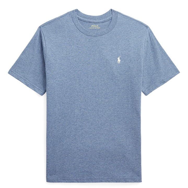 Boy's Short Sleeve Logo T Shirt - Blue
