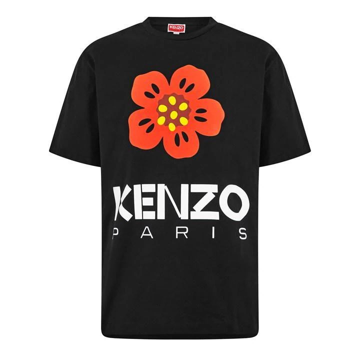 Boke Flower T Shirt - Black