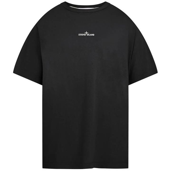 Cotton Jersey Institutional 1 T-Shirt - Black