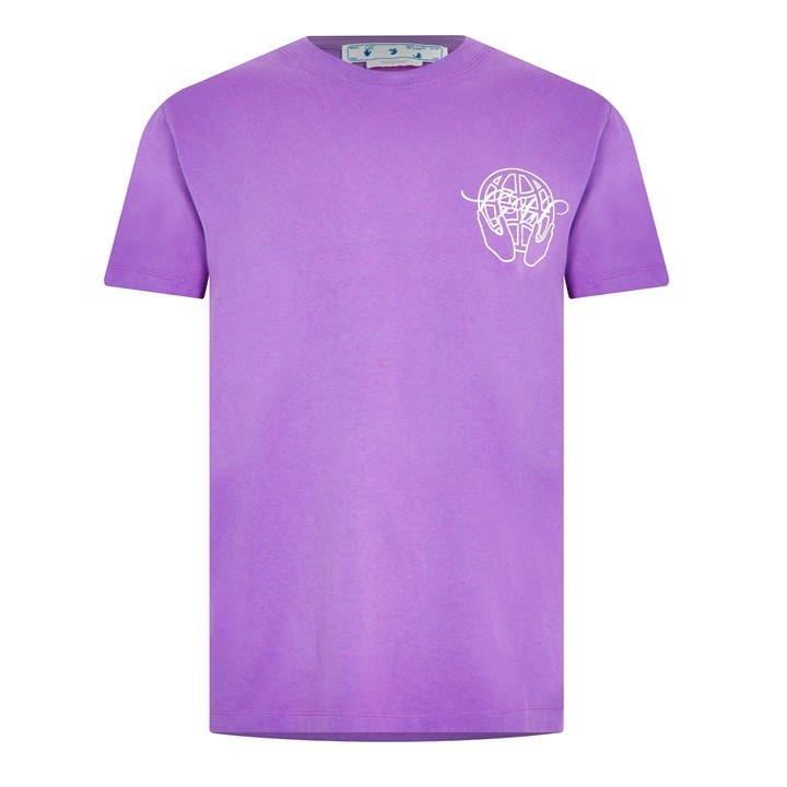 Hand Arrow T-Shirt - Purple