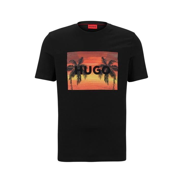Hugo Dulive T-Shirts Mens - Black