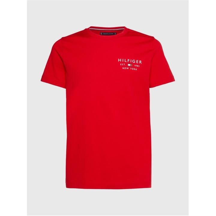 Brand Love Small Logo Tee - Red
