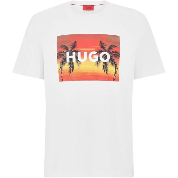 Hugo Dulive T-Shirts Mens - White