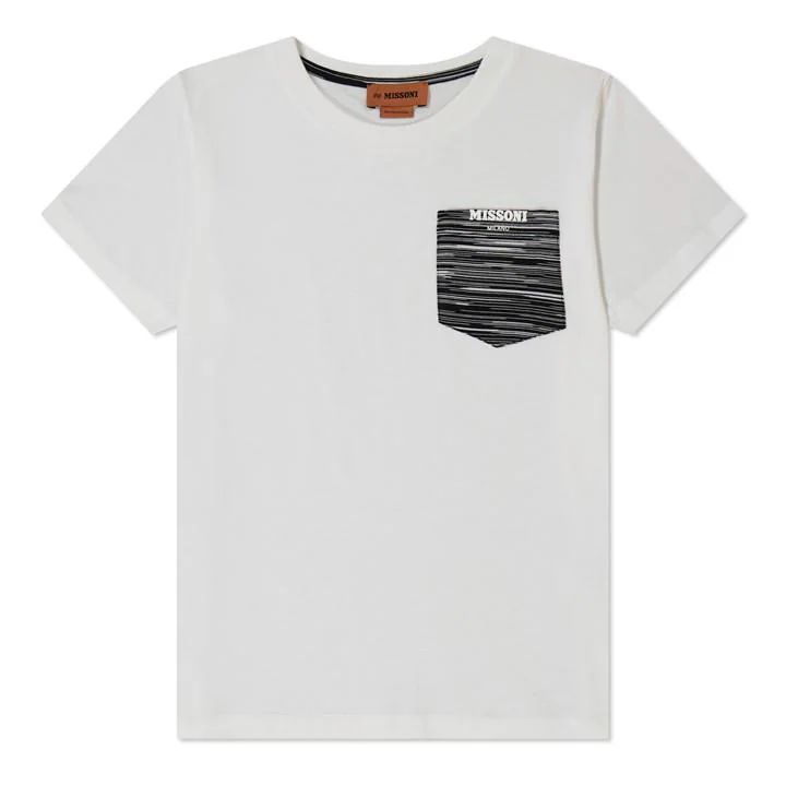 Boy'S Pocket T-Shirt - White