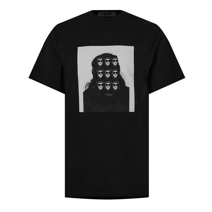 Graphic Face T Shirt - Black