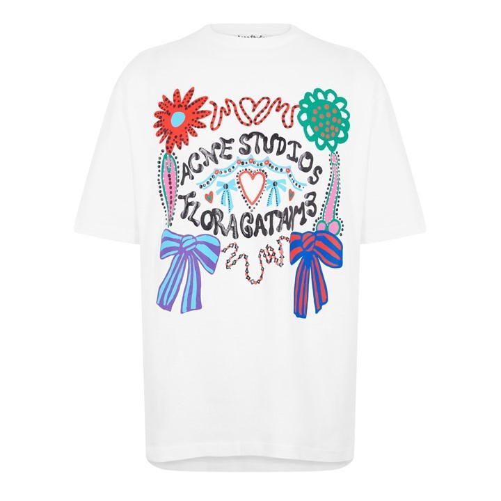 Flower Logo T-Shirt - White