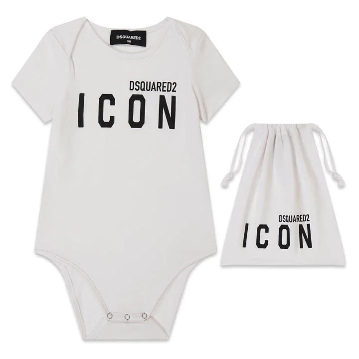 Baby Icon Bodysuit - White