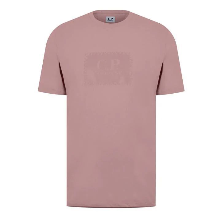 30/1 Block Logo T Shirt - Pink