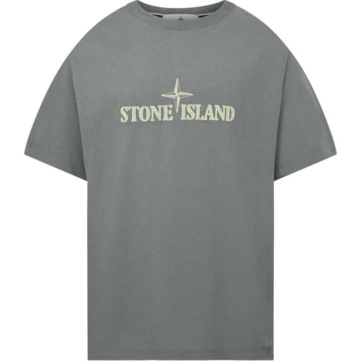 Cotton Jersey Short Sleeve T-Shirt - Grey