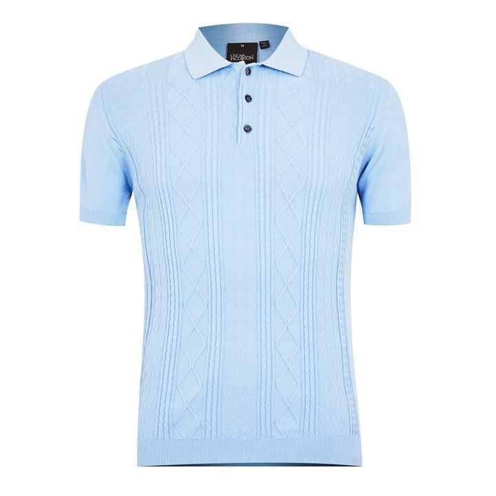 Bard Multicable Polo Shirt - Blue