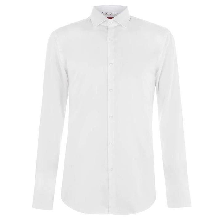 Long Sleeve Oxford Shirt - White