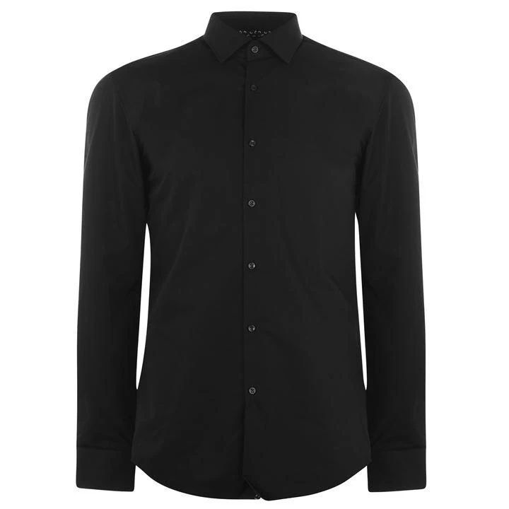 Koey Poplin Shirt - Black