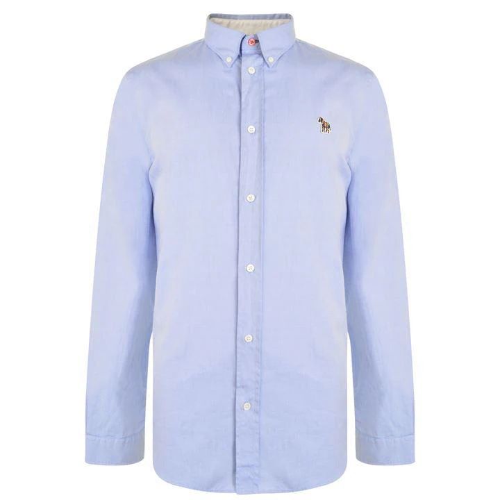 Long Sleeve Button Down Shirt - Blue
