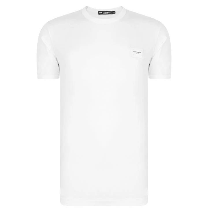 Logo Plaque t Shirt - White