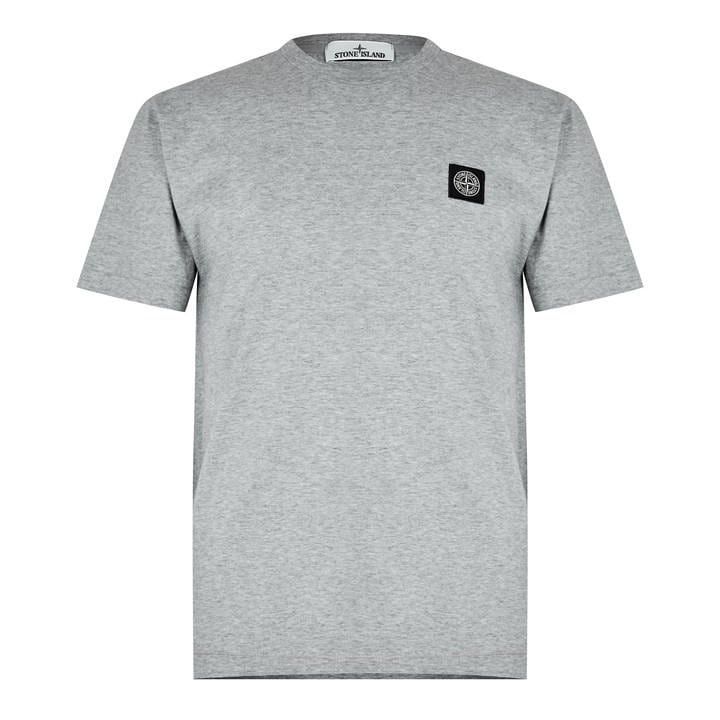 Patch Logo t Shirt - Grey