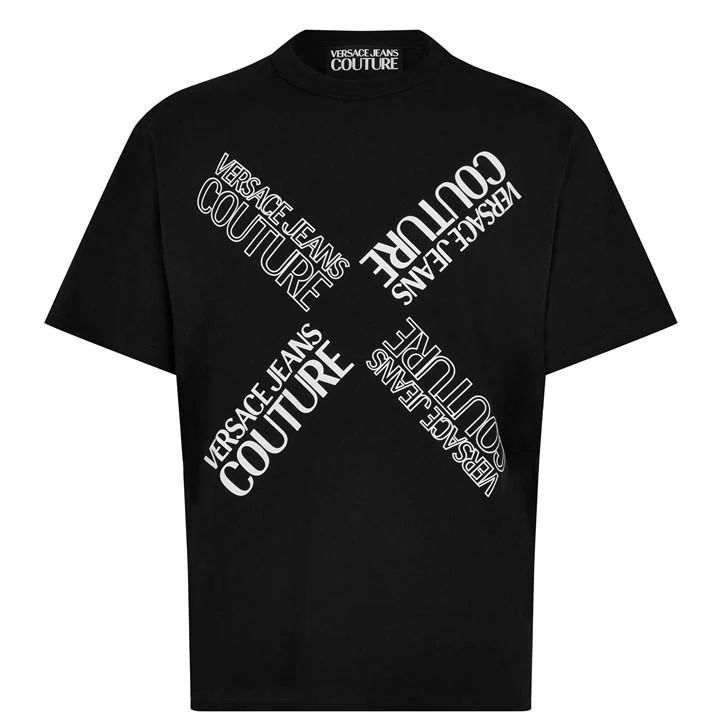 Multi Logo t Shirt - Black
