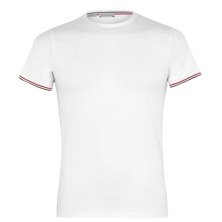 Tri Trim T Shirt - White