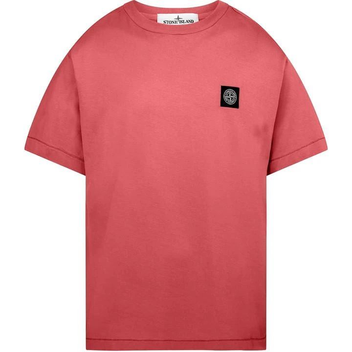 Patch Logo t Shirt - Pink