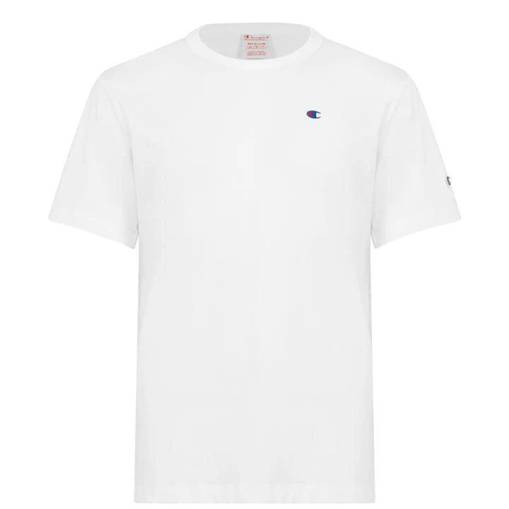 Reverse Weave Small Logo T Shirt - White