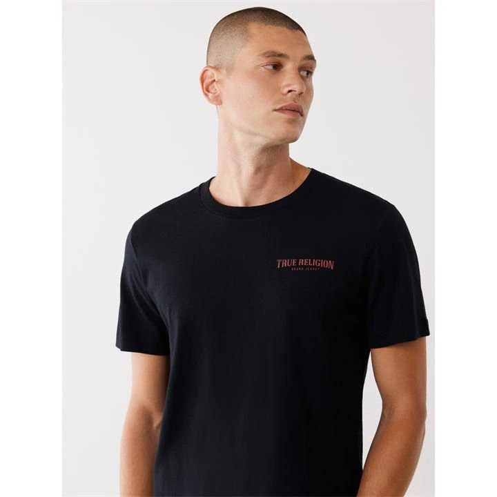 Short Sleeve Arch Logo T Shirt - Black