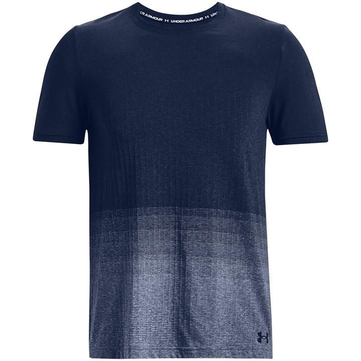Under Armour Seamless Luxe Short Sleeve T Shirt Mens - Blue