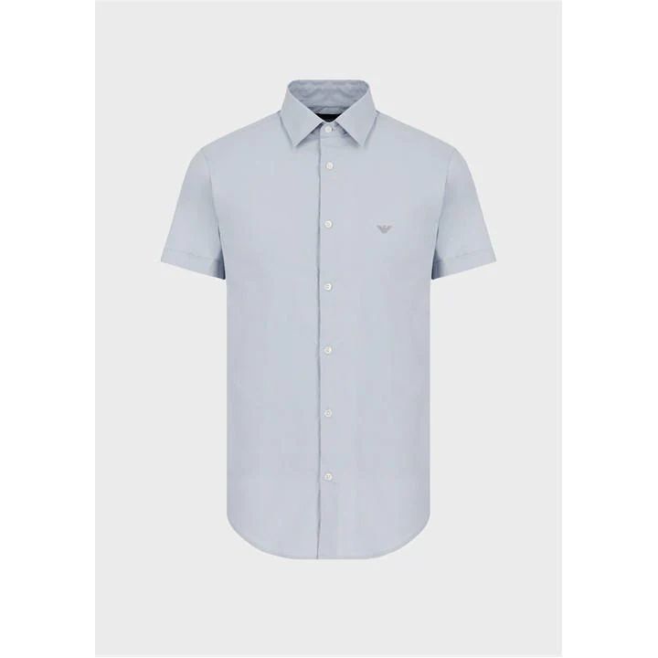 Stretch Short Sleeve Shirt - Blue