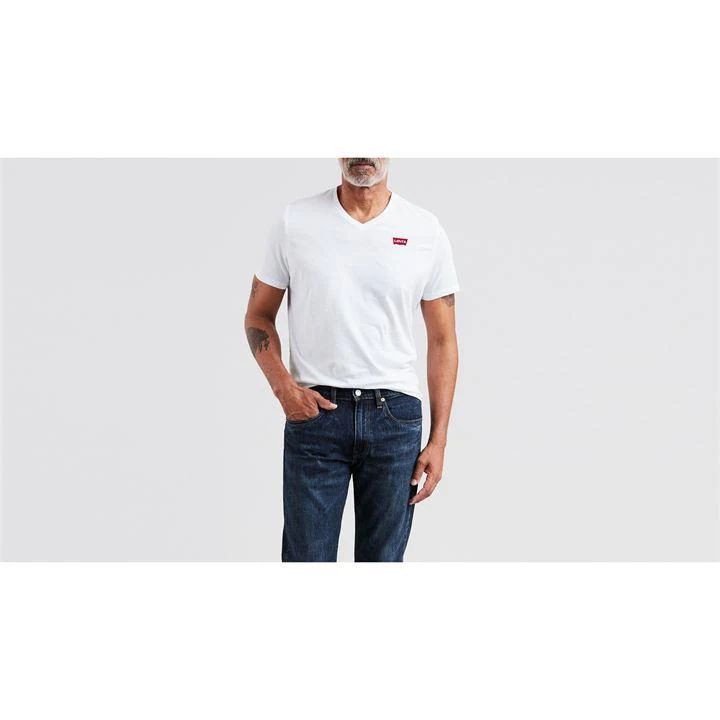 Levis Short Sleeve Organic V Neck T Shirt - White