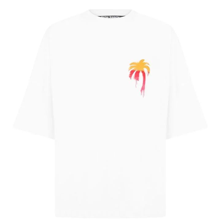 Palm Spray t Shirt - White
