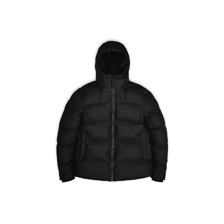 Rains Puffer Jacket Mens - Black