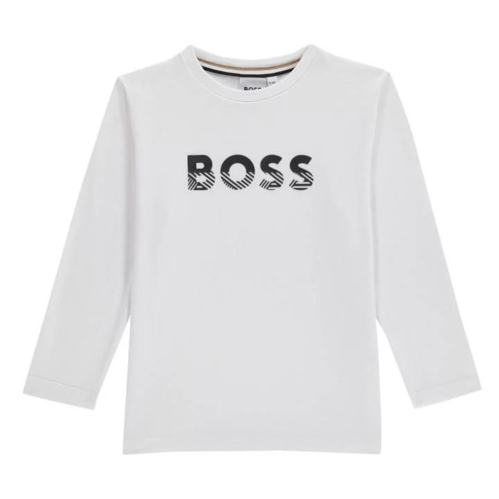 Long Sleeve Bold T-Shirt - White