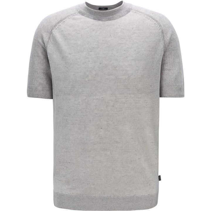 Julios Knit T Shirt - Silver