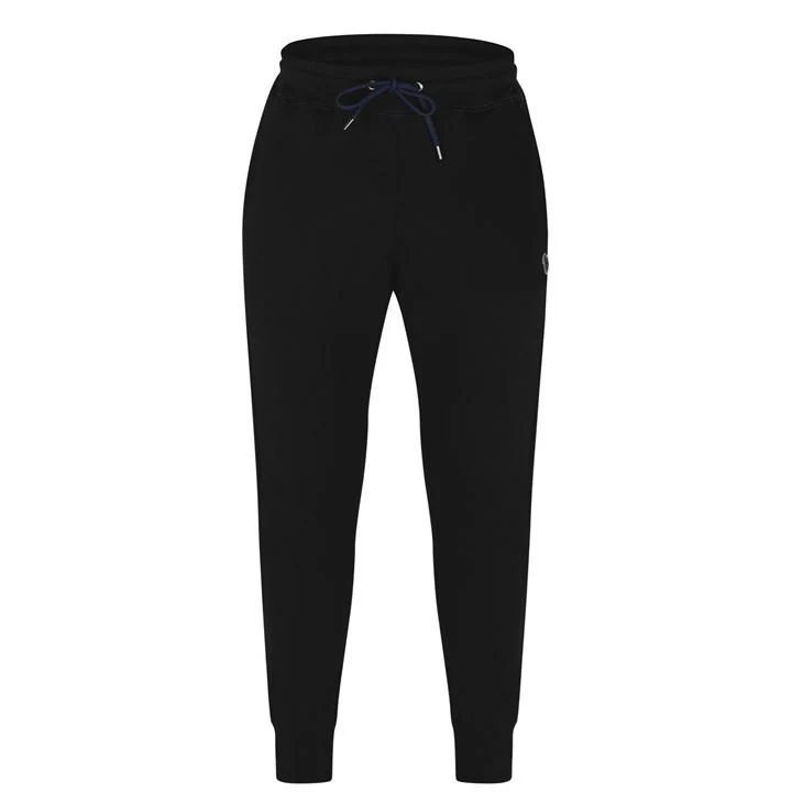Zebra Logo Slim Jogging Pants - Black
