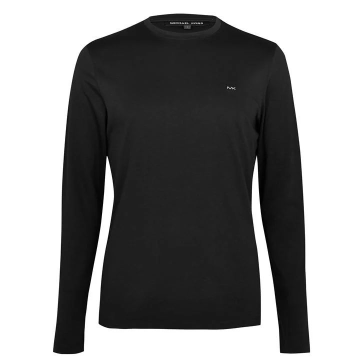 Long Sleeve Sleek T Shirt - Black