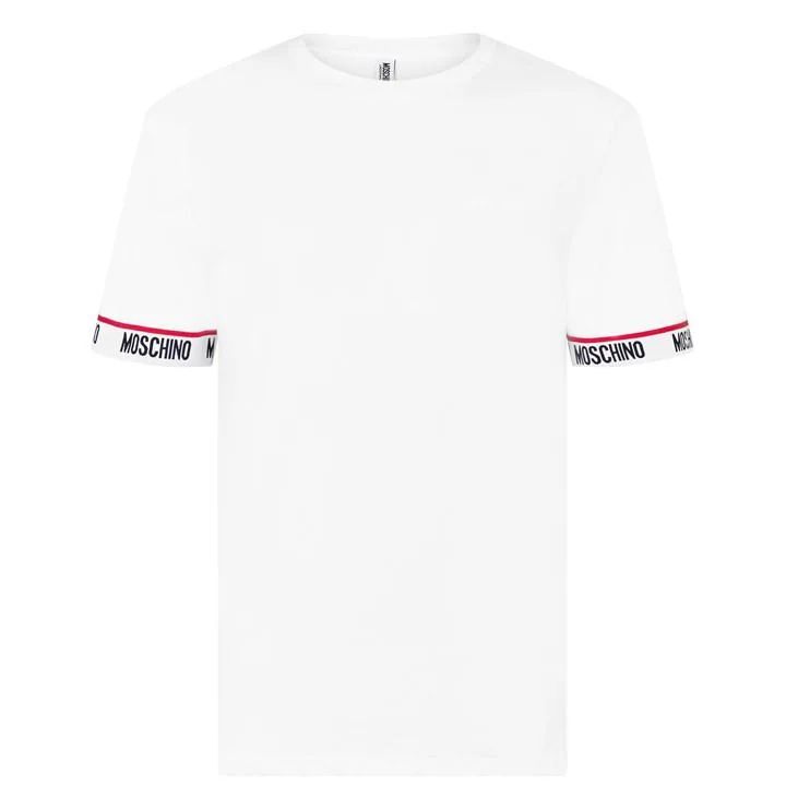 Sleeve Tape T Shirt - White