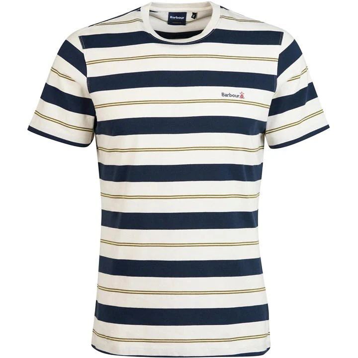 Kendray Stripe T-Shirt - White