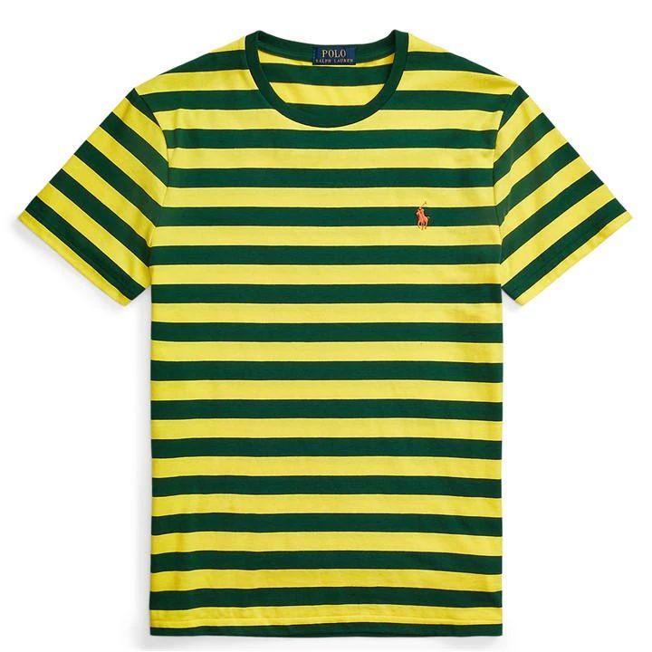 Polo Ralph Lauren Stripe T-Shirt Mens - Yellow