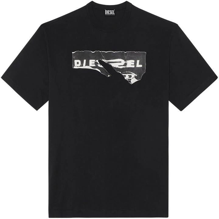 Peel-Off T-Shirt - Black