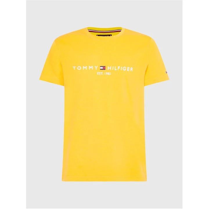 Logo Crew Neck T Shirt - Yellow