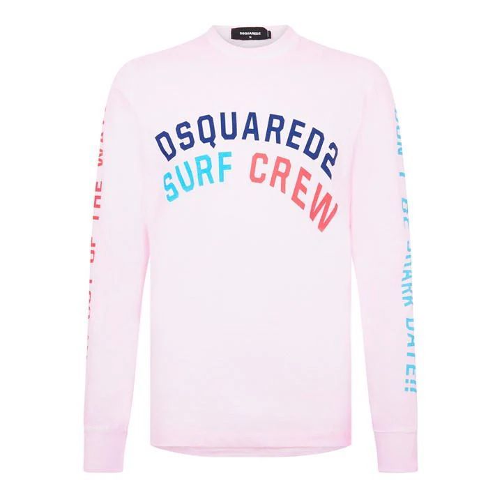 Surf Crew Long Sleeve T-Shirt - Pink