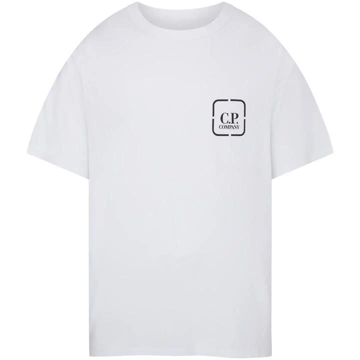 Mercerised Logo T-Shirt - White