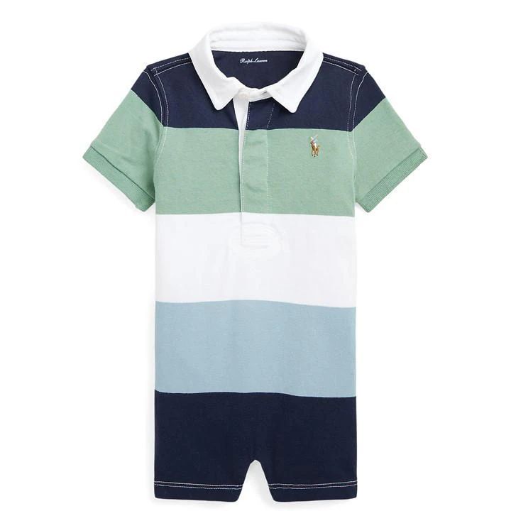 Striped Jersey Rugby Shortall - Green