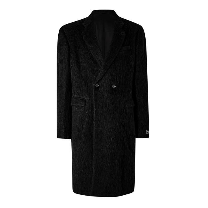 Textured Coat - Black