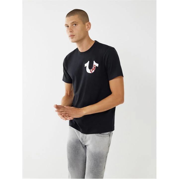 True Religion Horseshoe T-Shirt Mens - Black