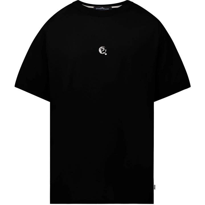 Logo Print T-Shirt - Black