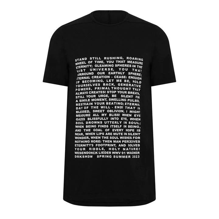 Text Level t Shirt - Black