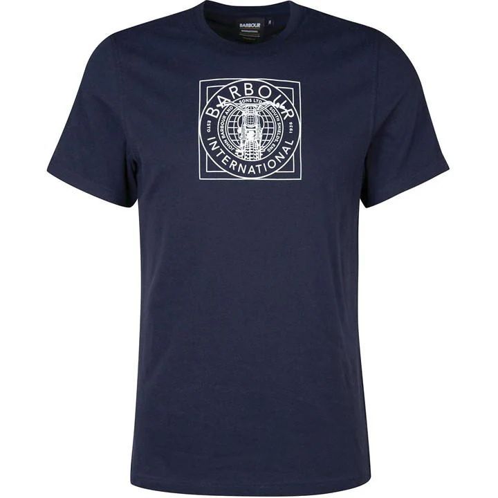 Miles Graphic-Print T-Shirt - Blue