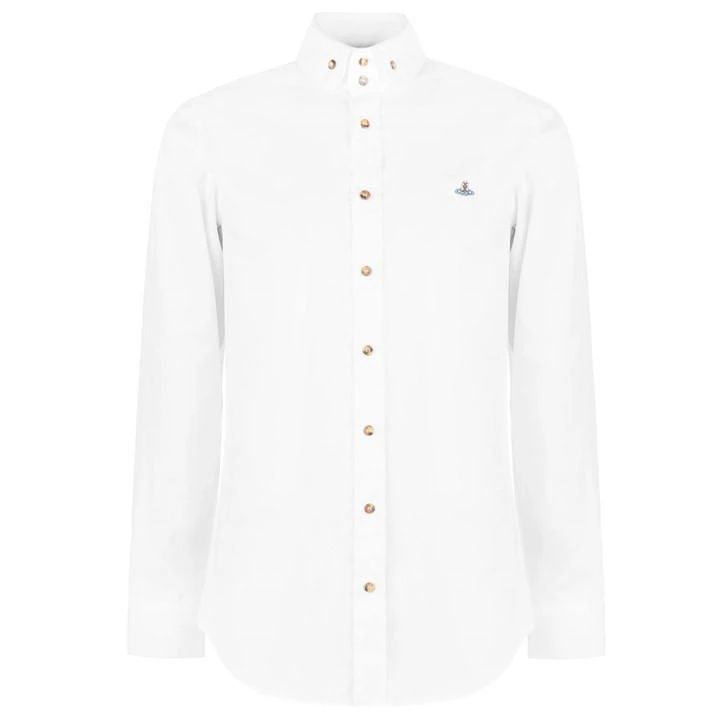 Long Sleeved Orb Shirt - White