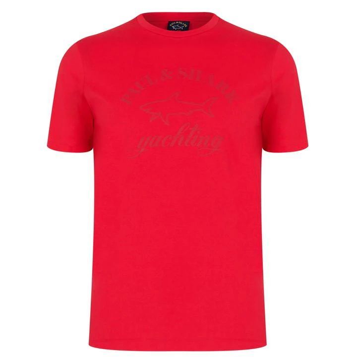 Tonal Printed T Shirt - Red